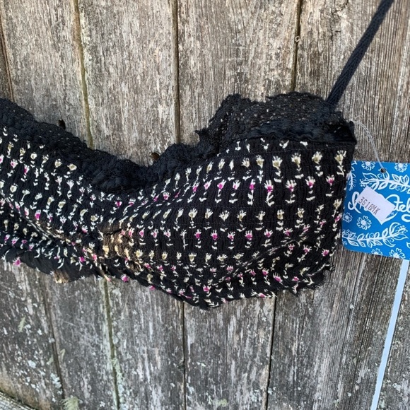 Free People Other - ☀️NWT Free People floral strapless bra